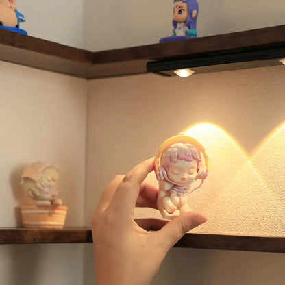 Vivree™ LumiCorner - Smart Ambient Display Shelves (Wood Edition)
