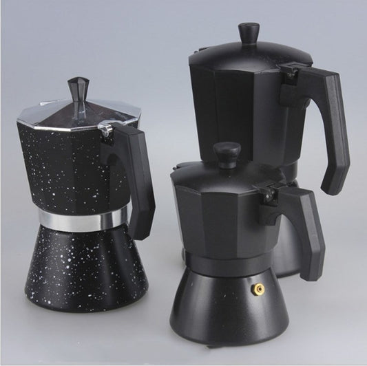 Italian Aluminum Moka Coffee Pot For Home Brewing
